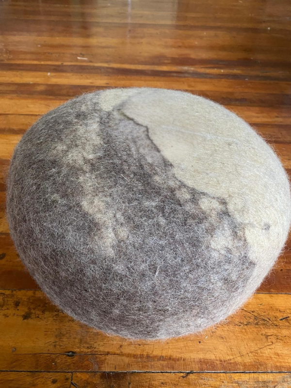 Finished boulder